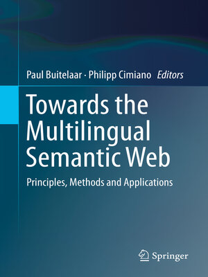 cover image of Towards the Multilingual Semantic Web